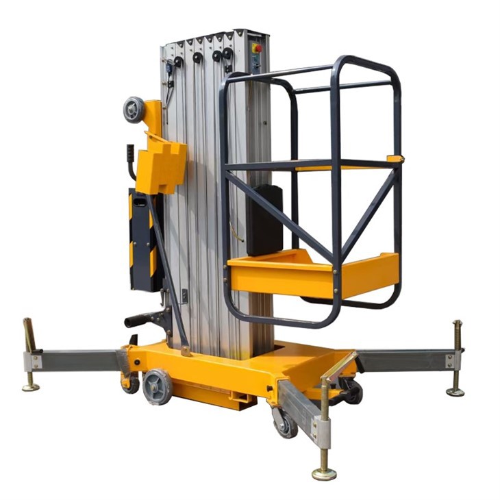 Push-Around Aluminum Single Mast Lift high quality